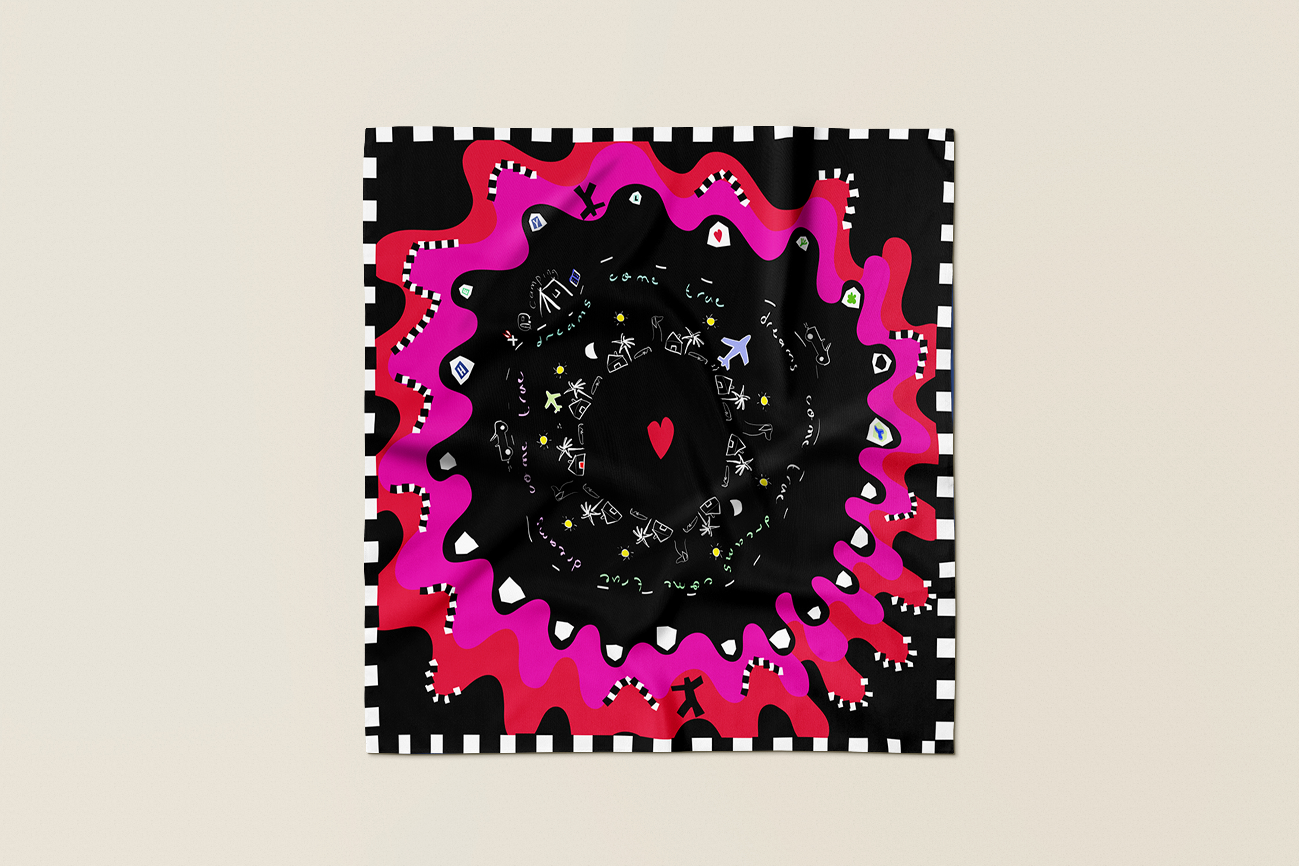 DREAMS SILK SCARF